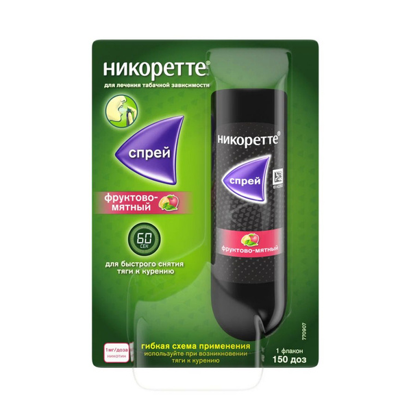 Лекарственное средство безрецептурное, бренд Никоретте Без рецепта ...