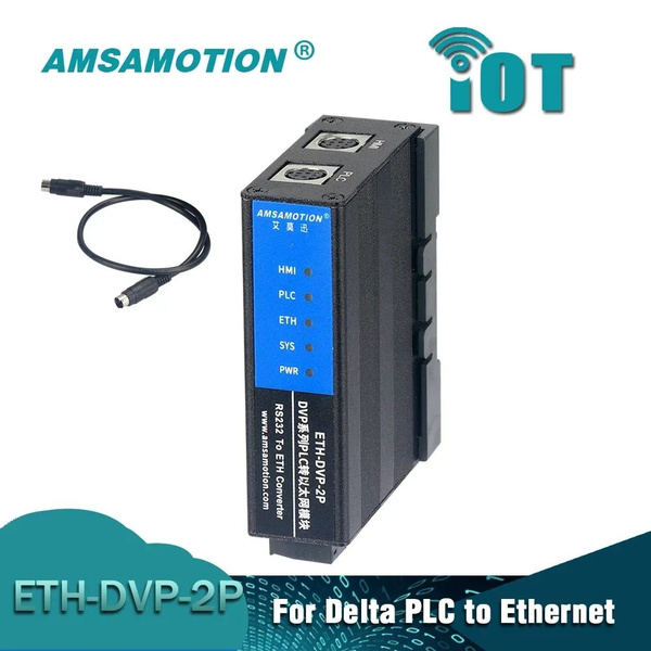Модуль расширения ETH-DVP-2P Ethernet, преобразователь RS232-ETH в HMI ...