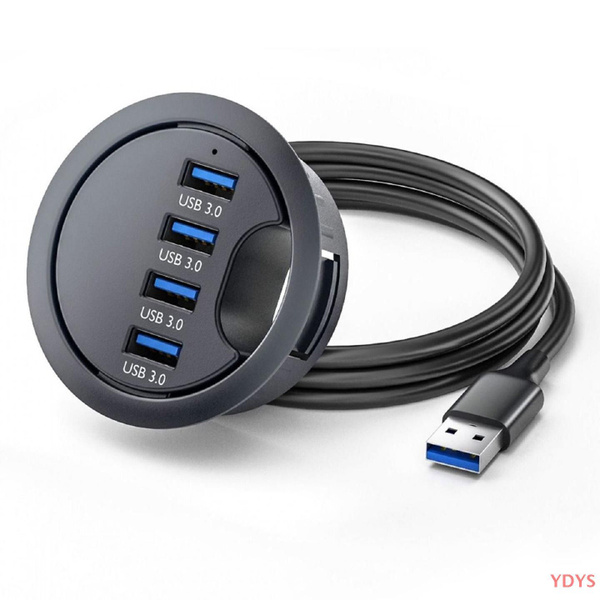2,36-дюймовый встраиваемый настольный концентратор USB 3.0. YDYS ...