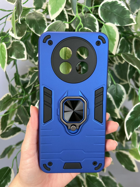 Чехол противоударный ring для Huawei Nova Y91 / Хуавей Нова У91 (Синий ...