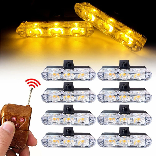 3LED Светодиодный стробоскоп для авто 12v проблесковый маячок свет С ...