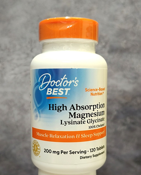 Doctor's Best, High Absorption Magnesium, Хелатный магний, 100 мг, 120 ...