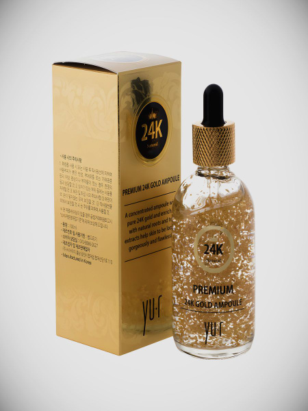 Сыворотка с золотом 24К / Yu.r / 24k Gold Ampule /100ml купить на OZON ...