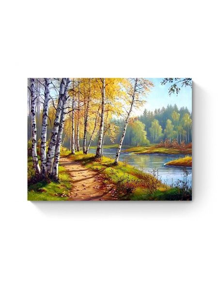 Алмазная мозаика на подрамнике "Времена года" 50x40 см купить на OZON ...