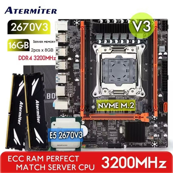 Характеристики Atermiter Компьютер в сборке Плата X99 LGA 2011-3 + E5 ...