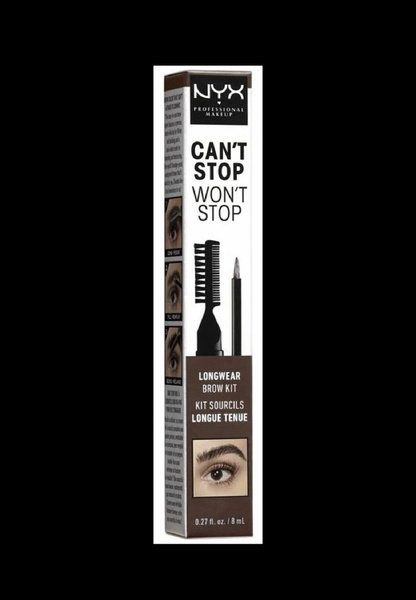 NYX professional makeup Тинт для бровей Can t Stop Won t Stop Longwear ...