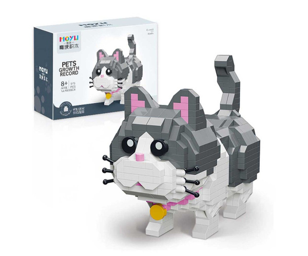 Конструктор MoYu Серый Котик купить на OZON по низкой цене (1757529417)
