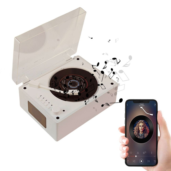 Портативный проигрыватель компакт-дисков, перезаряжаемый Bluetooth ...
