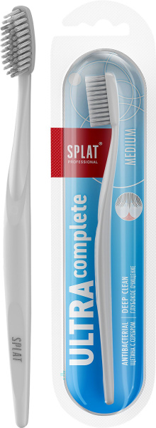 Зубная щетка SPLAT Professional Ultra Silver Edition medium купить на ...