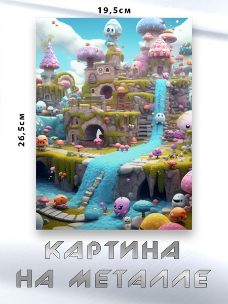 Картина на стену для интерьера Путешествие Туризм, картина на металле ...