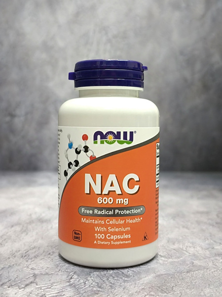 NOW Foods, NAC (N-ацетилцистеин), 600 мг, 100 капсул купить на OZON по ...