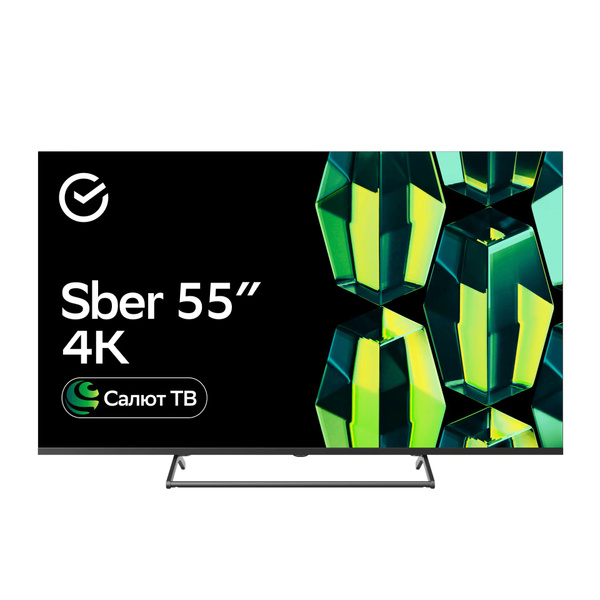 Sber Телевизор SDX 55U4125 55" 4K UHD, черный купить на OZON по низкой ...