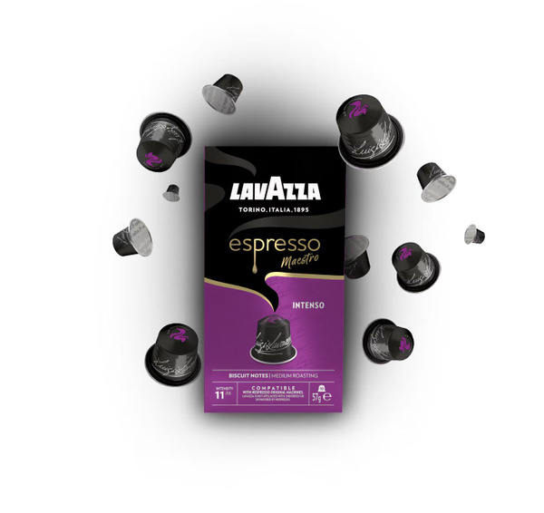 Кофе в капсулах Lavazza 10 капсул NESPRESSO Maestro Intenso, 55 г ...