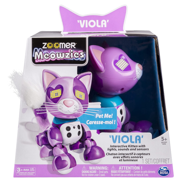 Spin Master Zoomer Meowzies Interactive Kitten Интерактивная игрушка ...