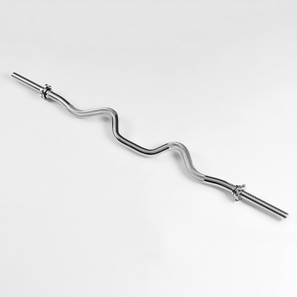 Гриф для штанги изогнутый EZ-образный, d-28 мм, 120 см купить c ...