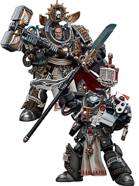 JOYTOY Warhammer 40.000 1/18 Figura De Acción Grey Knights Terminator Retius Akantar Kit De Cifras De Acción Coleccionables De 5 Pulgadas