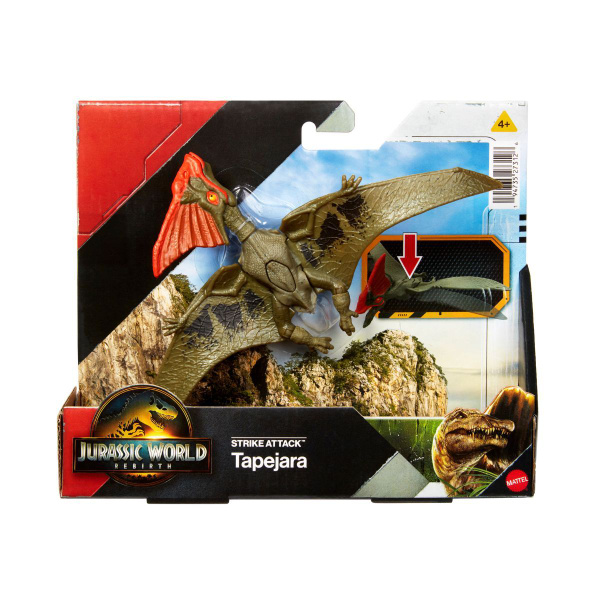 Figura Jurassic World Strike Attack TAPEJARA | Dinosaurio De 7 Pulgadas Con Movimiento De Golpe | 2