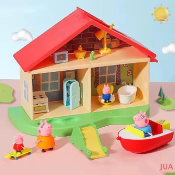 Peppa Pig Детские игрушки Peppa Pig Simulation House 4 Character Gift Set