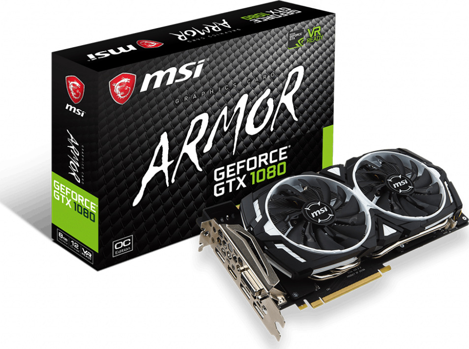 фото Видеокарта MSI GeForce GTX 1080 ARMOR OC