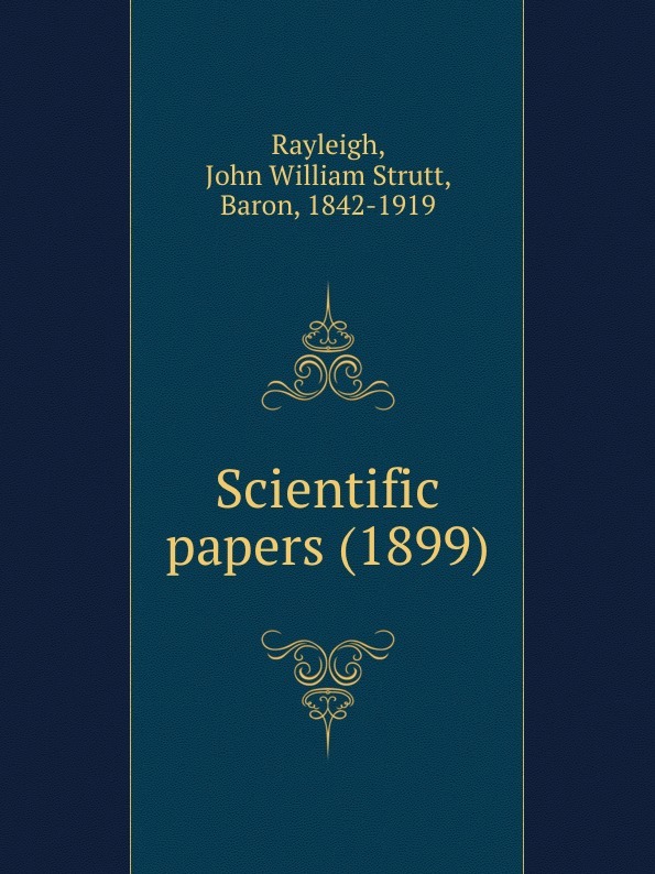 Scientific papers. 1899