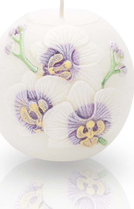 фото Свеча Bartek Orchid Bouquet, разноцветный, диаметр 8 см