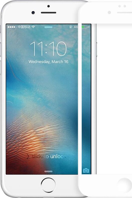 фото Защитное стекло 5D Unipha Full Glue закалённое для Apple iPhone 6/6S, белое Glass unipha