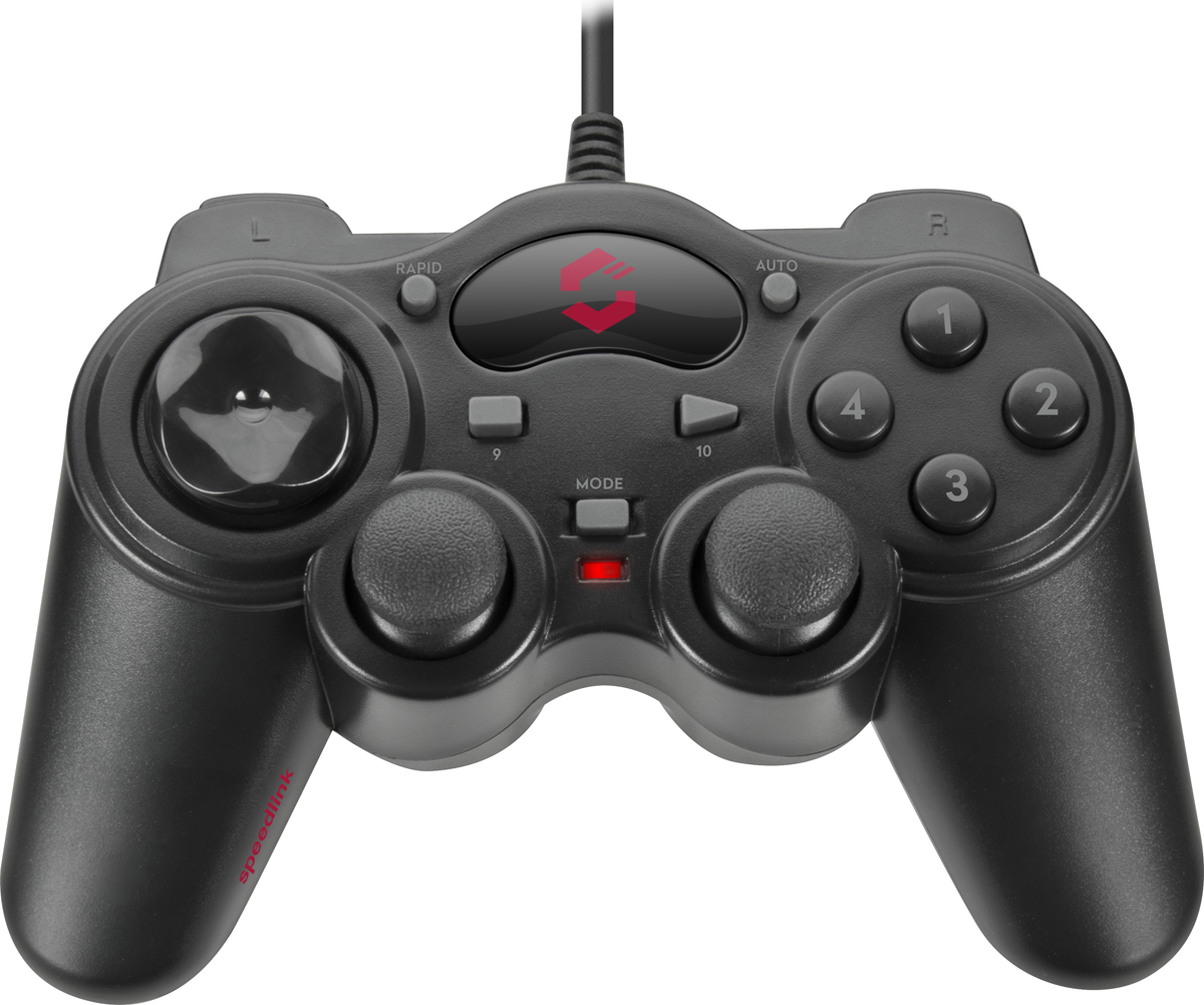 фото Геймпад проводной Speedlink Thunderstrike Gamepad USB, SL-6515-BK