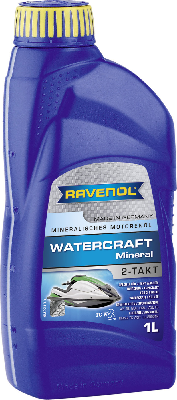 фото Моторное масло RAVENOL Watercraft Mineral 2-Takt (1 л)