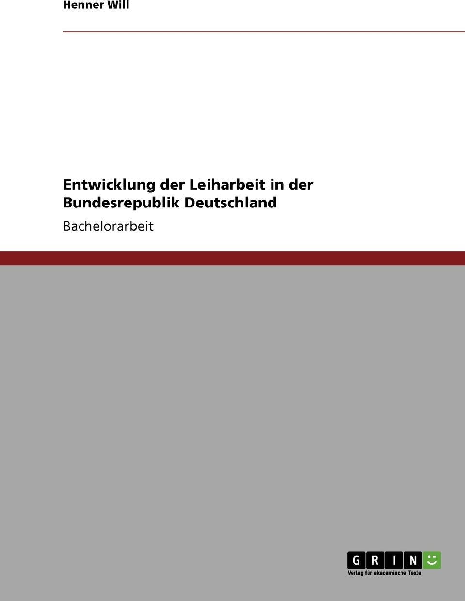 фото Entwicklung der Leiharbeit in der Bundesrepublik Deutschland