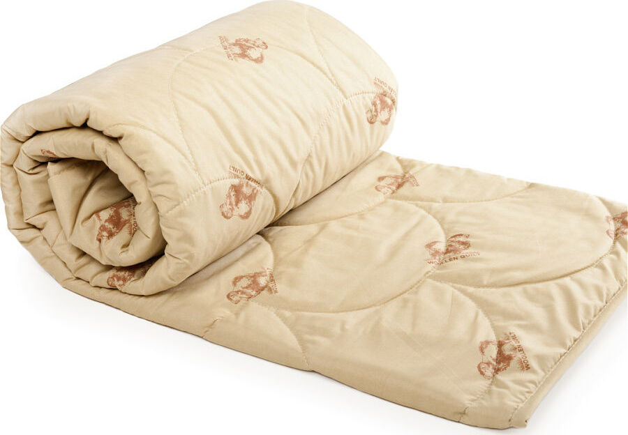 фото Одеяло "Овечья шерсть" пэ, облегченное, 2-х спальное