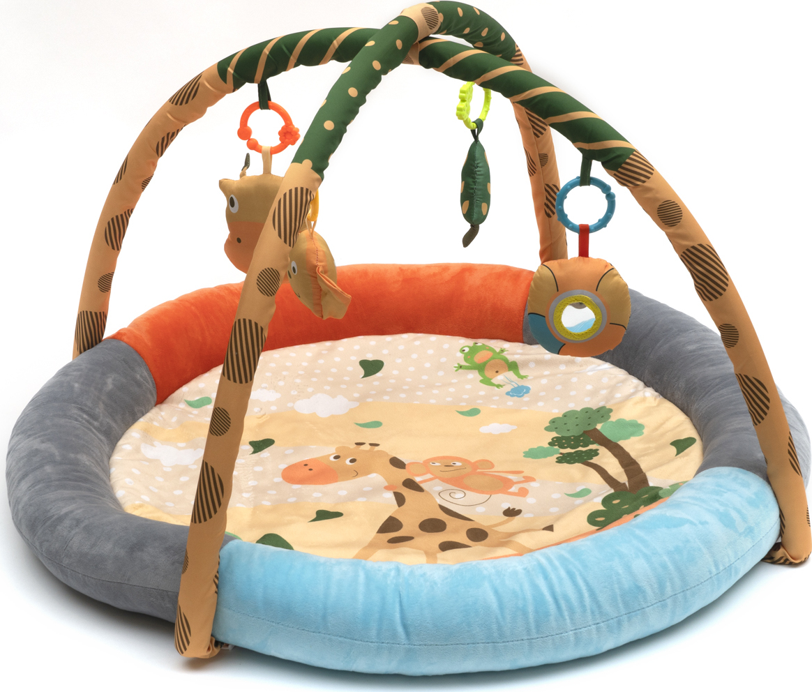 фото Funkids / Коврик развивающий с игрушками "Round Comfy Gym" арт. CC9034