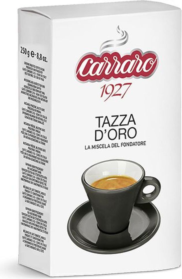Carraro Qualita Oro кофе молотый, 250 г — купить в интернет-магазине ...