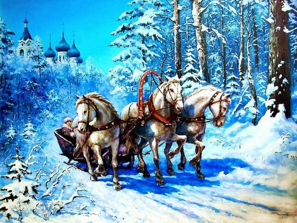 Новогодние картинки с тройкой, рамки