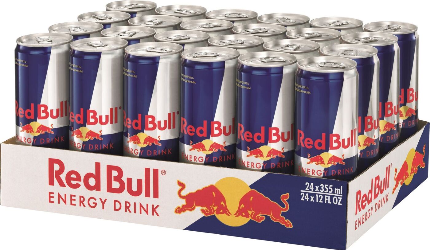 Энергетический напиток Red Bull, 0,355 л х 24 шт