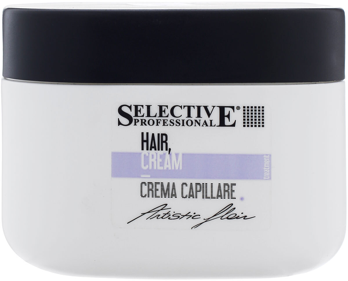 Selective Professional. Кондиционирующий крем для всех типов волос профессиональный "Hair Cream" ARTISTIC FLAIR 500 мл