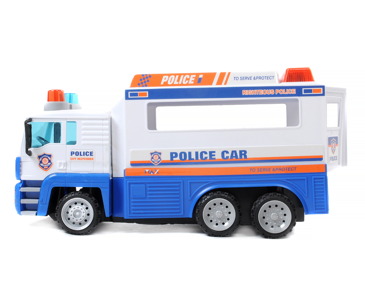 Грузовик полиция. Машина радиоуправляемая полиция 75599p. Полицейский грузовик на пульте управления. Полицейский фургон на пульте управления. Полицейский грузовик игрушка.