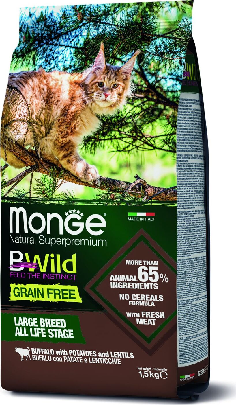 monge bwild cat grain free