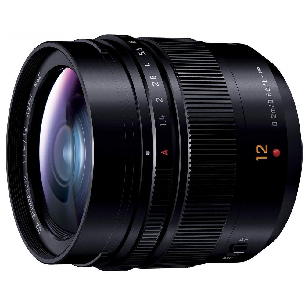 Panasonic single-focus wide-angle lens Micro Four Thirds for Leica DG SUMMILUX 12mm / F1.4 ASPH. H-