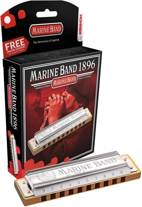 Hohner Marine Band 1896/20 A (M1896106X) Губная гармоника с уроками