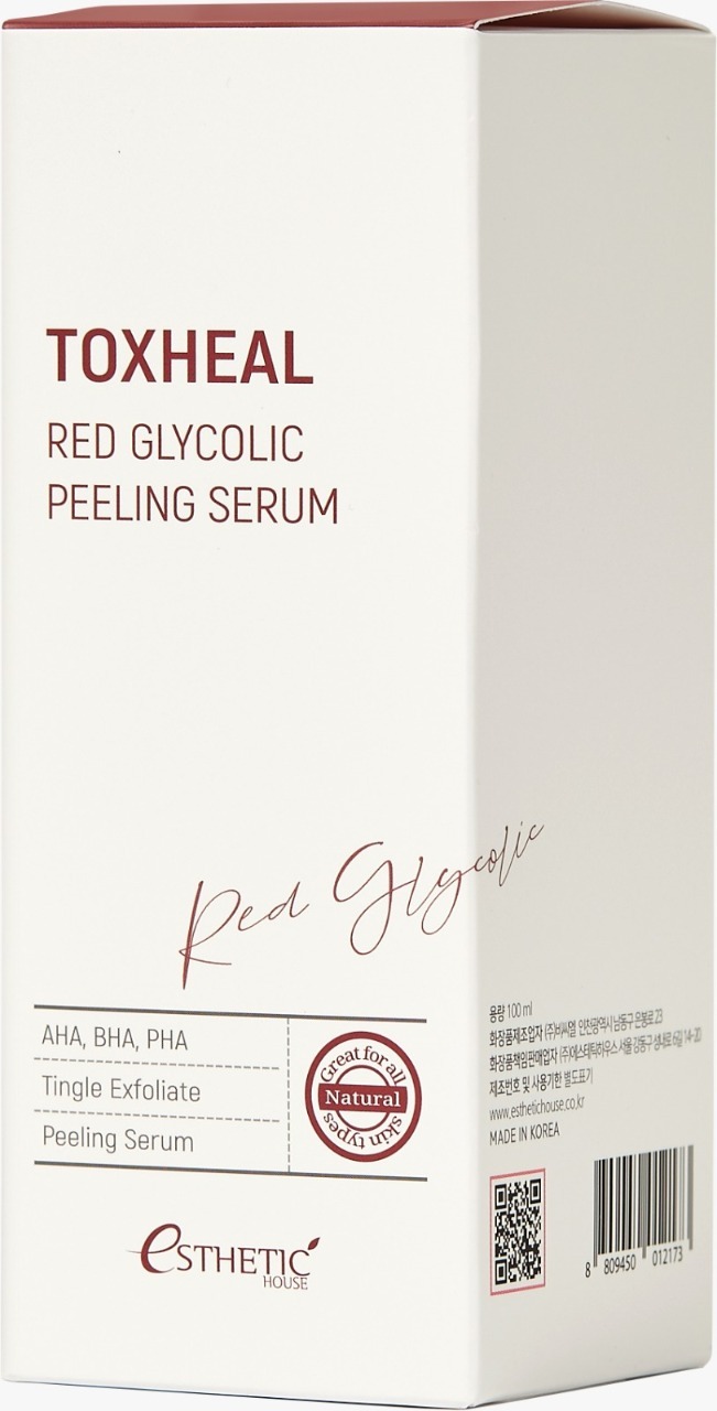 Esthetic house toxheal red glycolic peeling serum