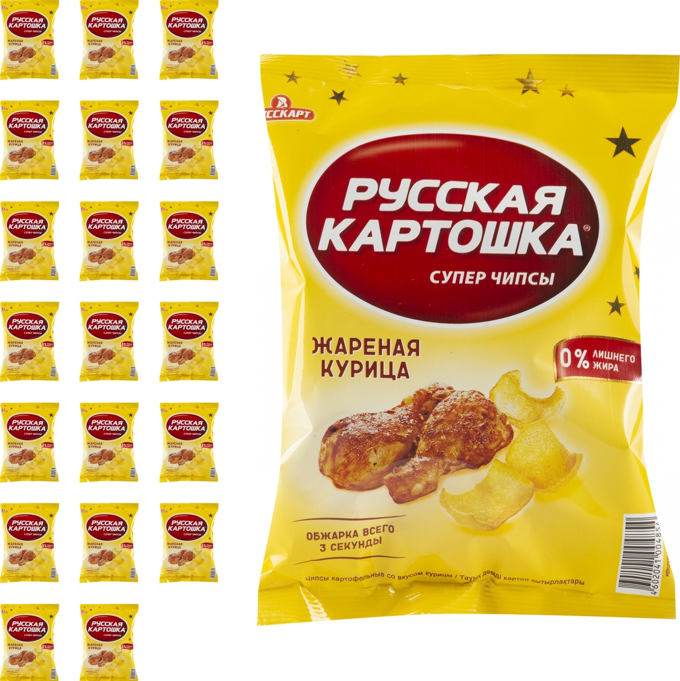 Чипсы Русская Картошка Жареная курица 20 г (комплект из 30 шт) — купить ...