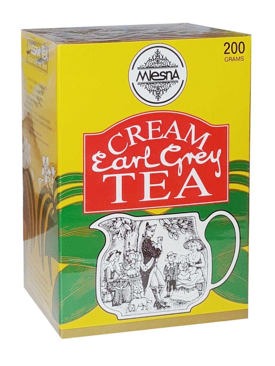 Чай листовой черный Mlesna "Cream Earl Grey" (Граф Грей) с ароматом бергамота со сливками