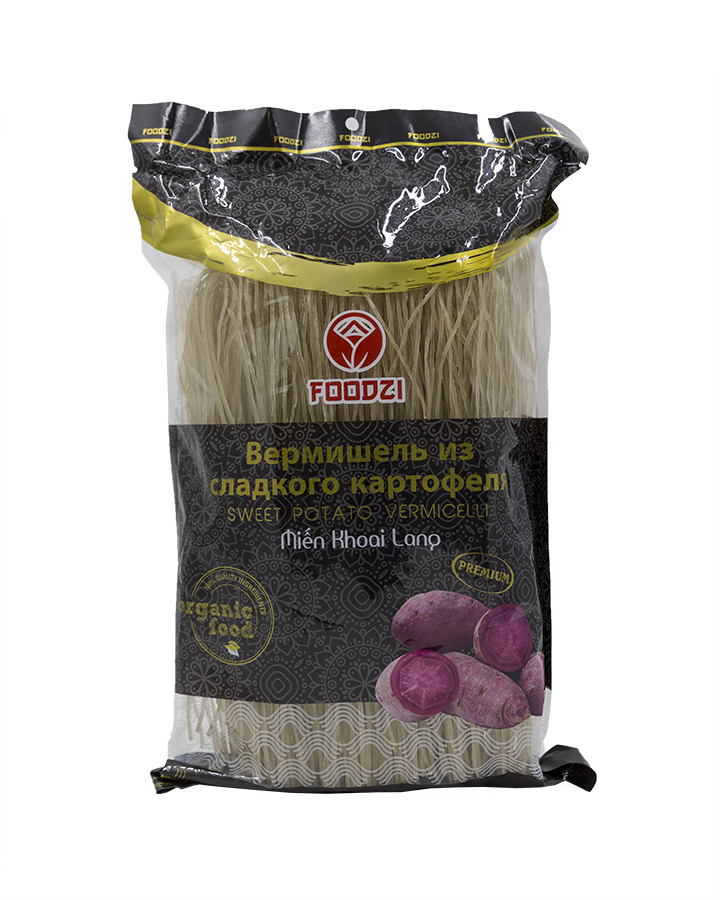 FOODZI / Лапша из сладкого картофеля, Премиальное качество, 500г ...