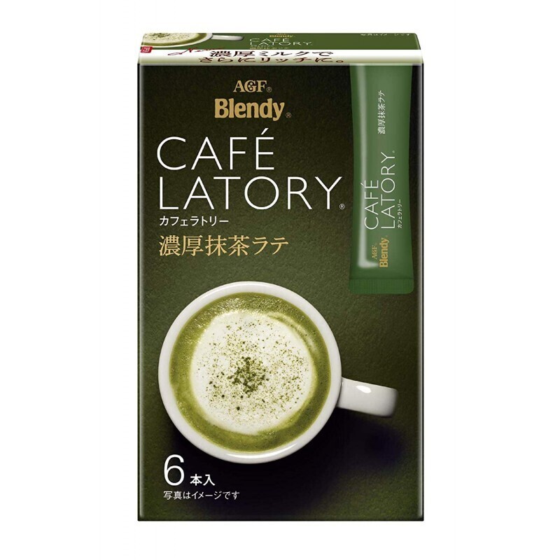 ЧайБлендиКафеЛаторизеленыйсмолокомBLENDYSTICKCAFELATORYMATCHA12г/6шт