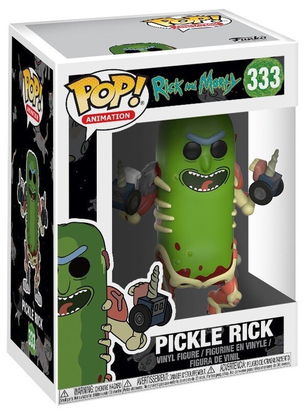 pickle rick funko action figure