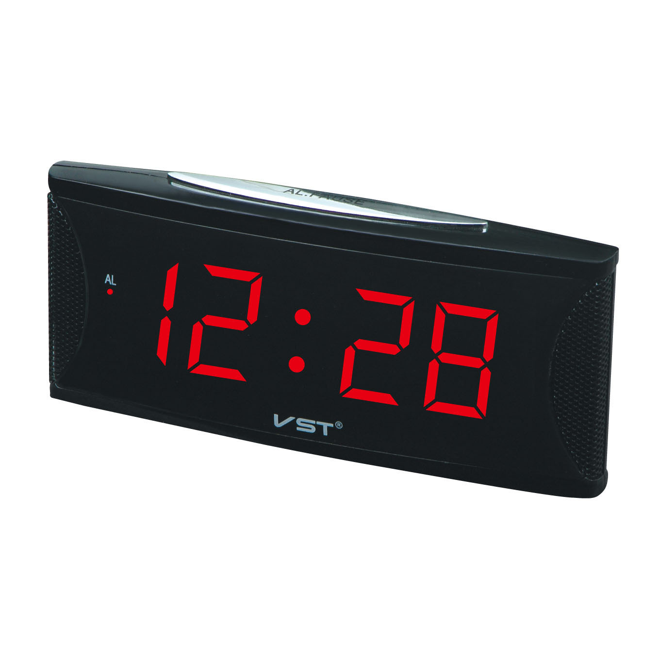 Электронные часы VST-719w-1 (черный-красный)