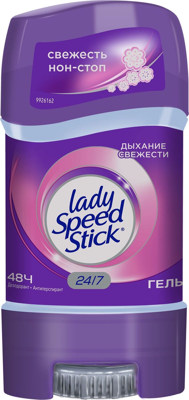 Дезодорант-антиперспирант гель Lady Speed Stick 24/7 Дыхание свежести, женский, 65 г - изображение