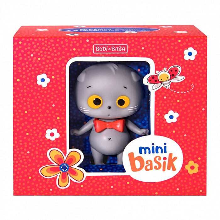 Фигурка Budi Basa Мини кот Басик игрушка + 5 предметов одежды "Летняя ...