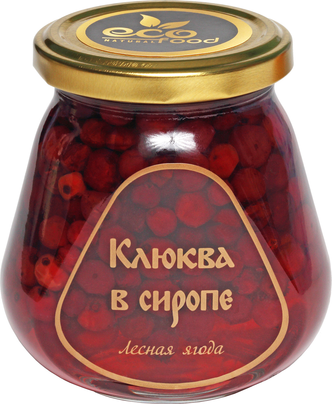 Клюква в сиропе, 260г ecofood