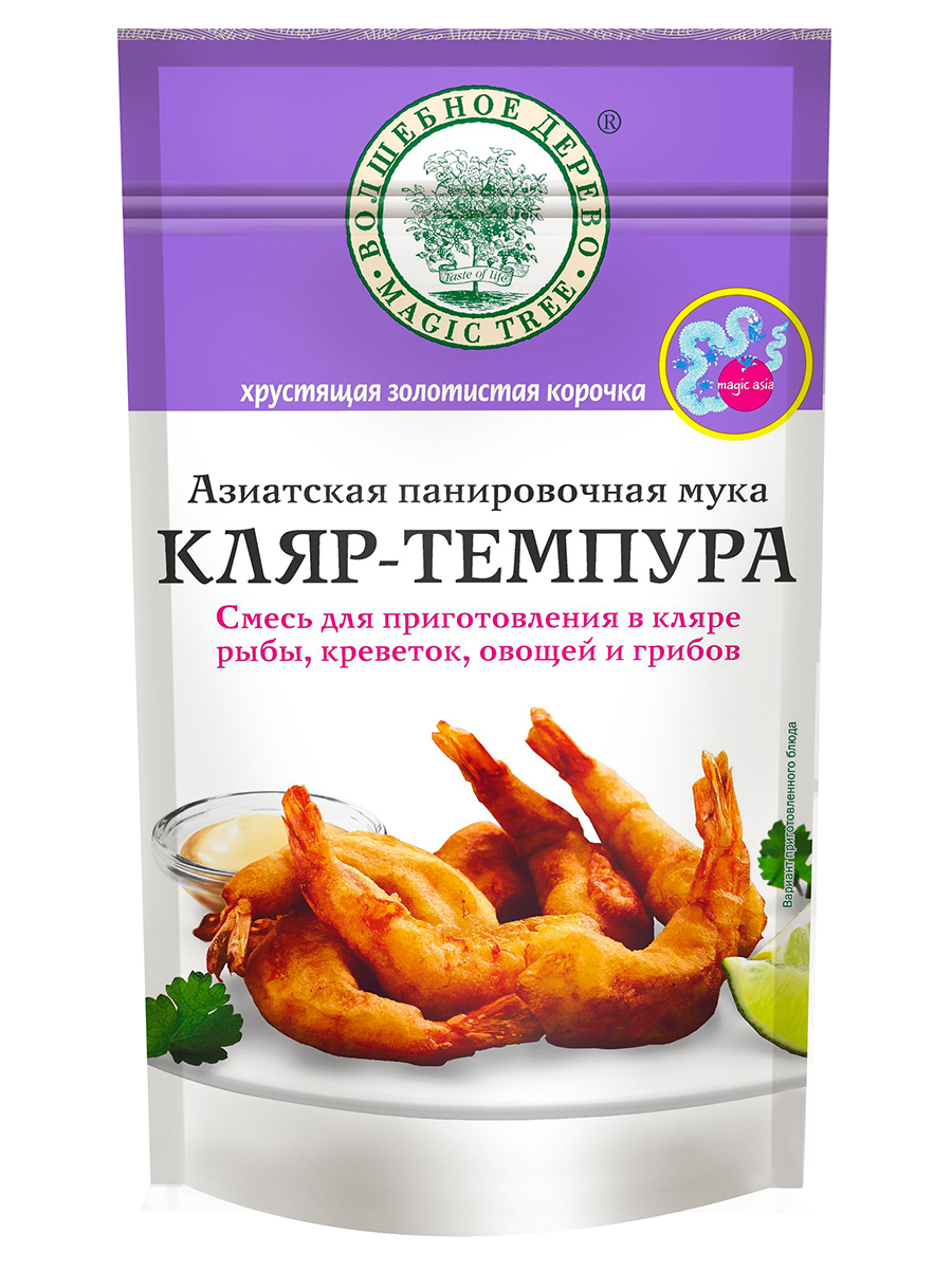 Смесь для приготовления в кляре рыбы, креветок, овощей и грибов "Кляр ...